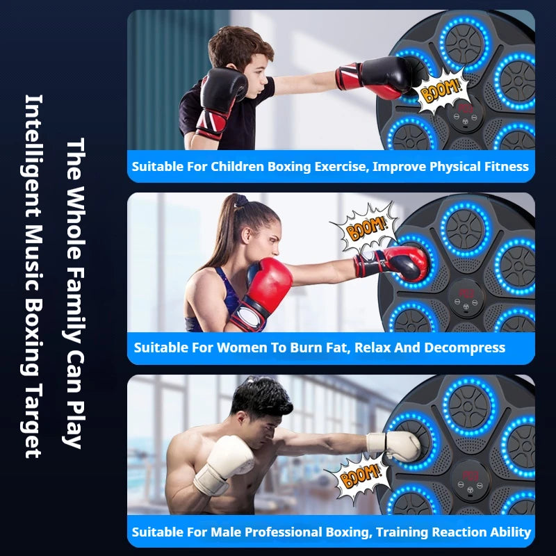 Ai Music Boxing Machine Bluetooth Wall Mounted Punching Equipment