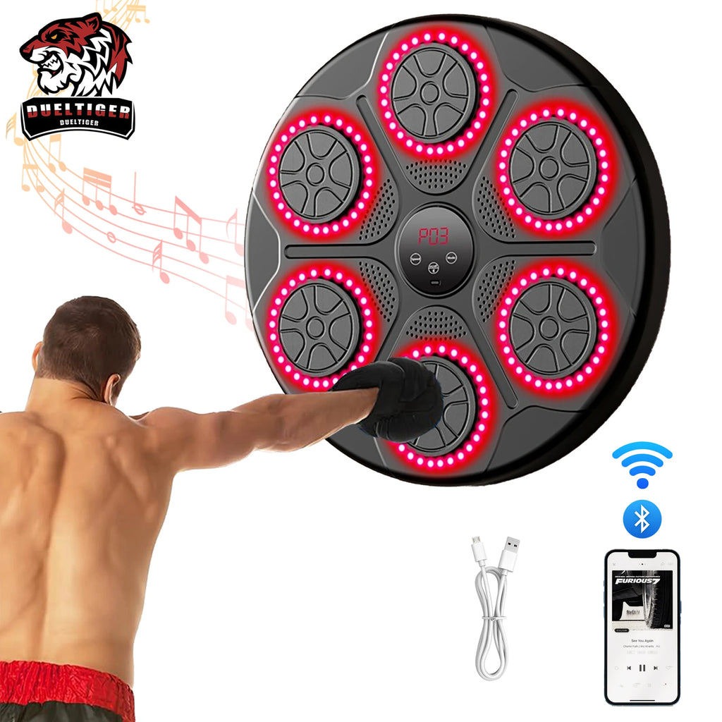 Ai Music Boxing Machine Bluetooth Wall Mounted Punching Equipment